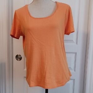 Chico's Size 2 Women's Orange Ultimate Tee
